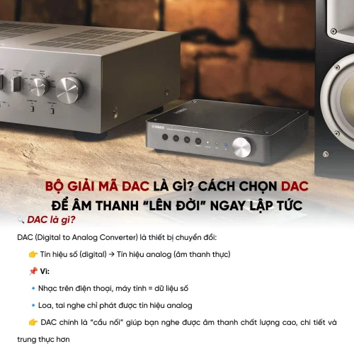 Bộ giải mã DAC là gì? Cách chọn bộ giải mã âm thanh DAC tốt nhất 5 Bo giai ma DAC la gi Cach chon bo giai ma am thanh DAC tot nhat 1 500