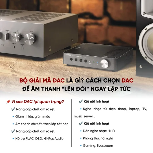 Bộ giải mã DAC là gì? Cách chọn bộ giải mã âm thanh DAC tốt nhất 6 Bo giai ma DAC la gi Cach chon bo giai ma am thanh DAC tot nhat 2 500