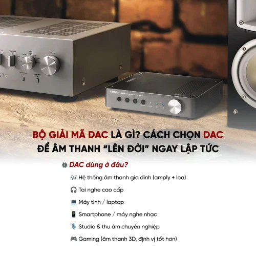 Bộ giải mã DAC là gì? Cách chọn bộ giải mã âm thanh DAC tốt nhất 7 Bo giai ma DAC la gi Cach chon bo giai ma am thanh DAC tot nhat 3 500