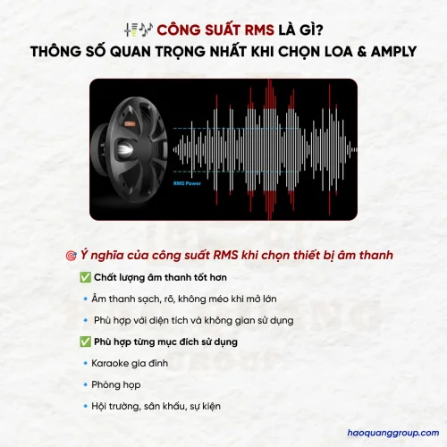 Công suất RMS là gì? Ý nghĩa của công suất RMS khi lựa chọn các thiết bị âm thanh 7 Cong suat RMS la gi Y nghia cua cong suat RMS khi lua chon cac thiet bi am thanh 4 500