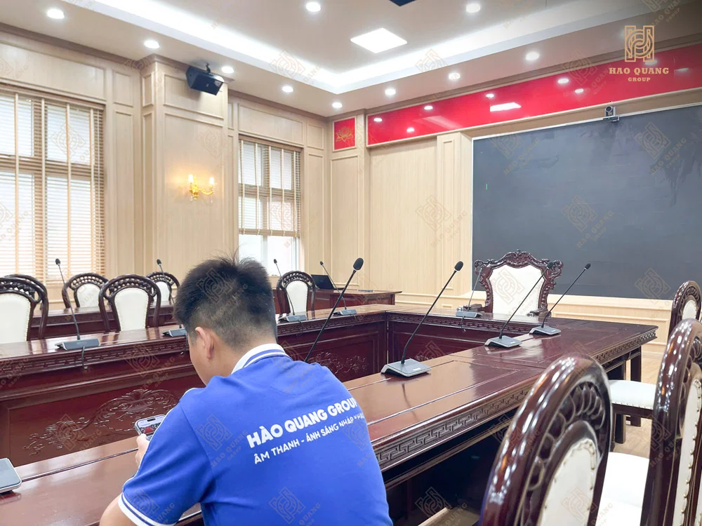 Hoàn thiện hệ thống âm thanh và camera phòng họp tại Bộ Tư lệnh Bộ đội Biên phòng, Cửa Nam, Hà Nội 9 3 7