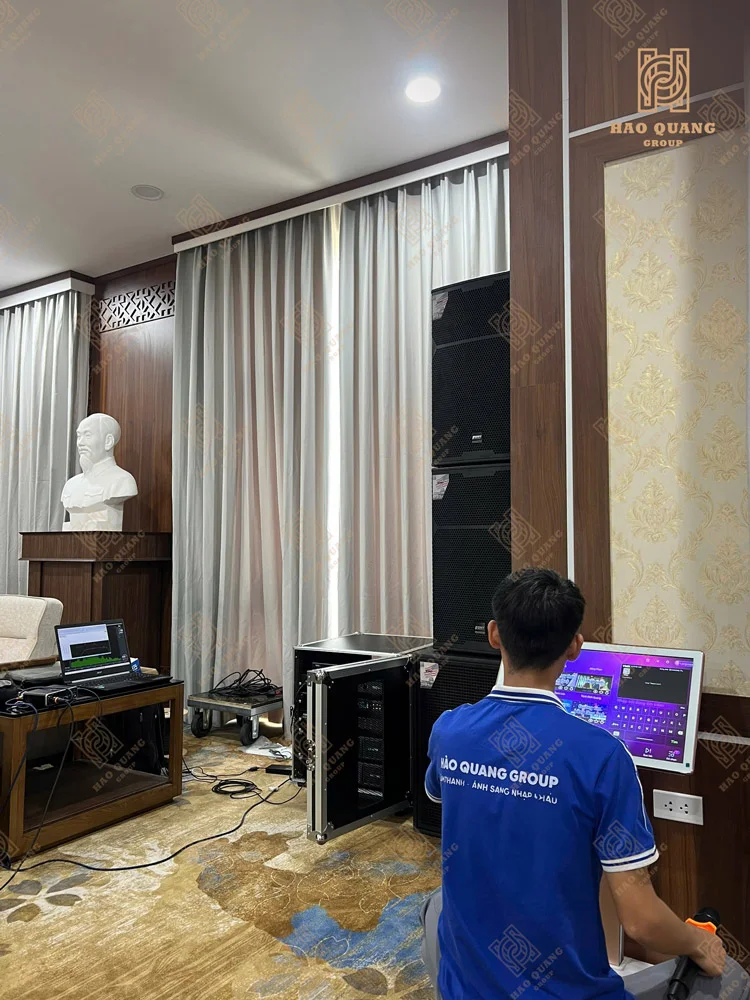 HOÀN THIỆN HỆ THỐNG ÂM THANH CHO PHÒNG TIẾP KHÁCH XÃ BẮC HÀ – LÀO CAI 8 3 9