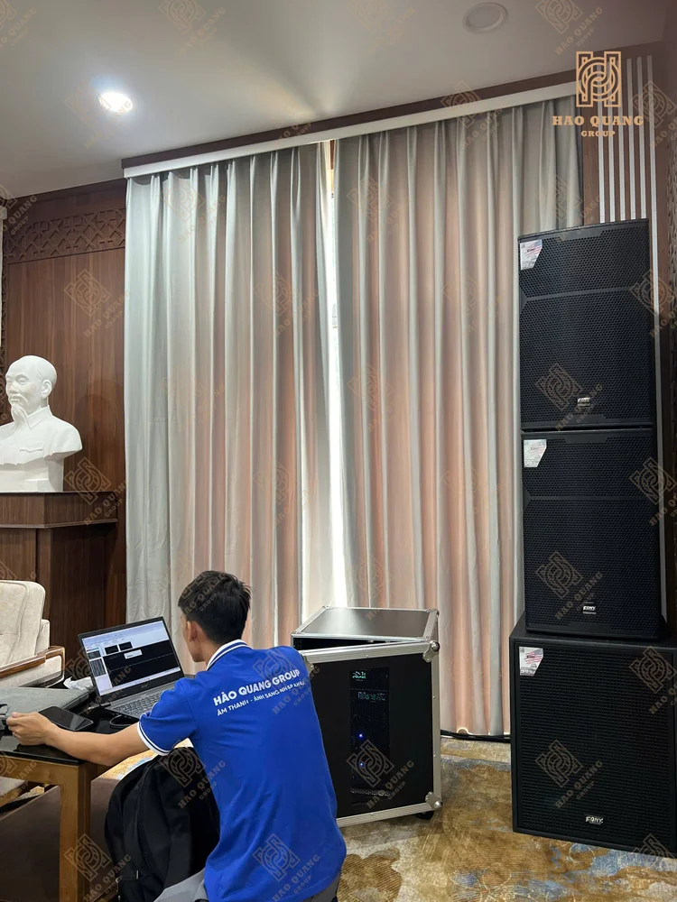 HOÀN THIỆN HỆ THỐNG ÂM THANH CHO PHÒNG TIẾP KHÁCH XÃ BẮC HÀ – LÀO CAI 9 4 9
