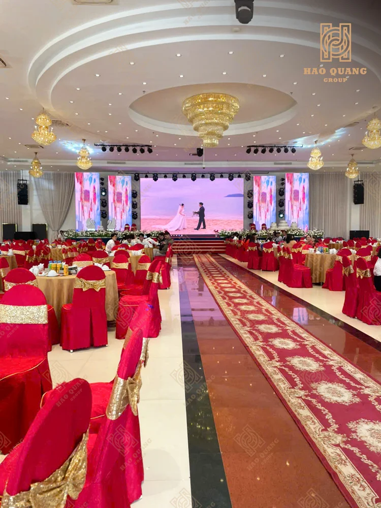 HOÀN THIỆN HỆ THỐNG NGHE NHÌN AV CHO TRUNG TÂM HỘI NGHỊ TIỆC CƯỚI KING'S PLACE – BUÔN HỒ, ĐẮK LẮK 12 8 9