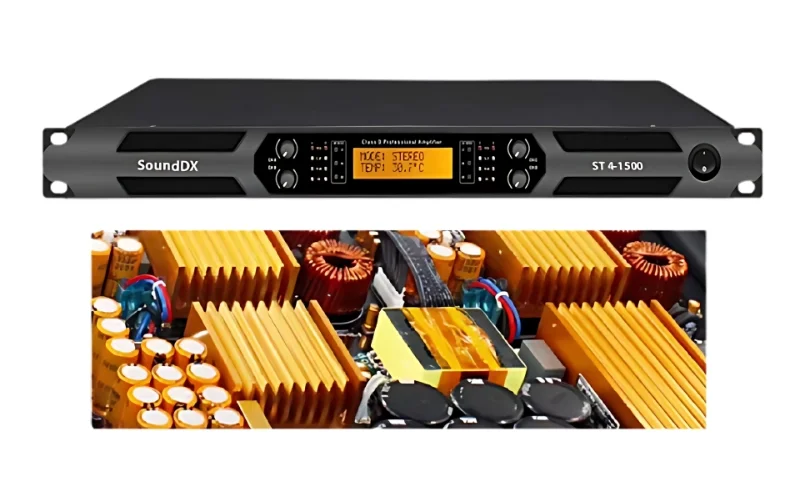 8 mẫu cục đẩy 1U nhỏ gọn, mạnh mẽ được tin dùng nhất 5 Cục đẩy 1U SoundDX ST 4-1500