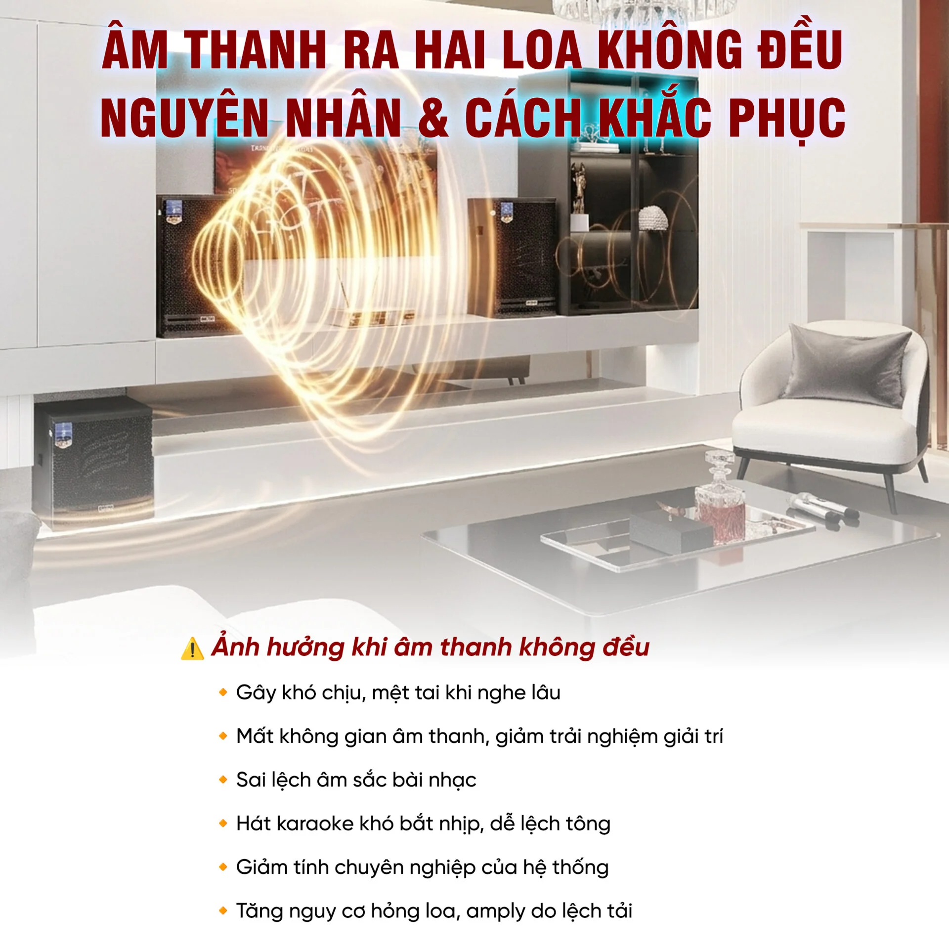 Âm thanh ra hai loa không đều nguyên nhân do đâu? Hướng dẫn cách khắc phục 9 Am thanh ra hai loa khong deu nguyen nhan do dau Huong dan cach khac phuc 2