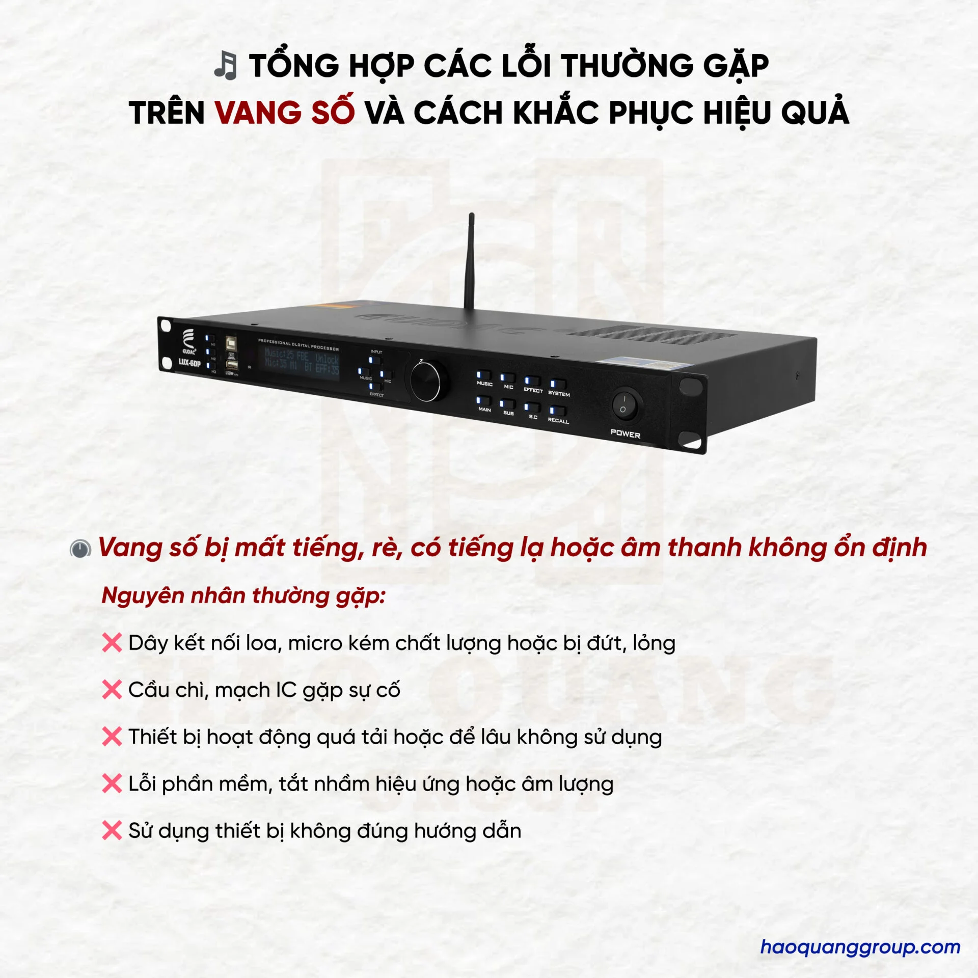 Tổng hợp một số lỗi của vang số và cách khắc phục lỗi của vang số 9 Cac loi thuong gap tren vang so va cach khac phuc hieu qua 2