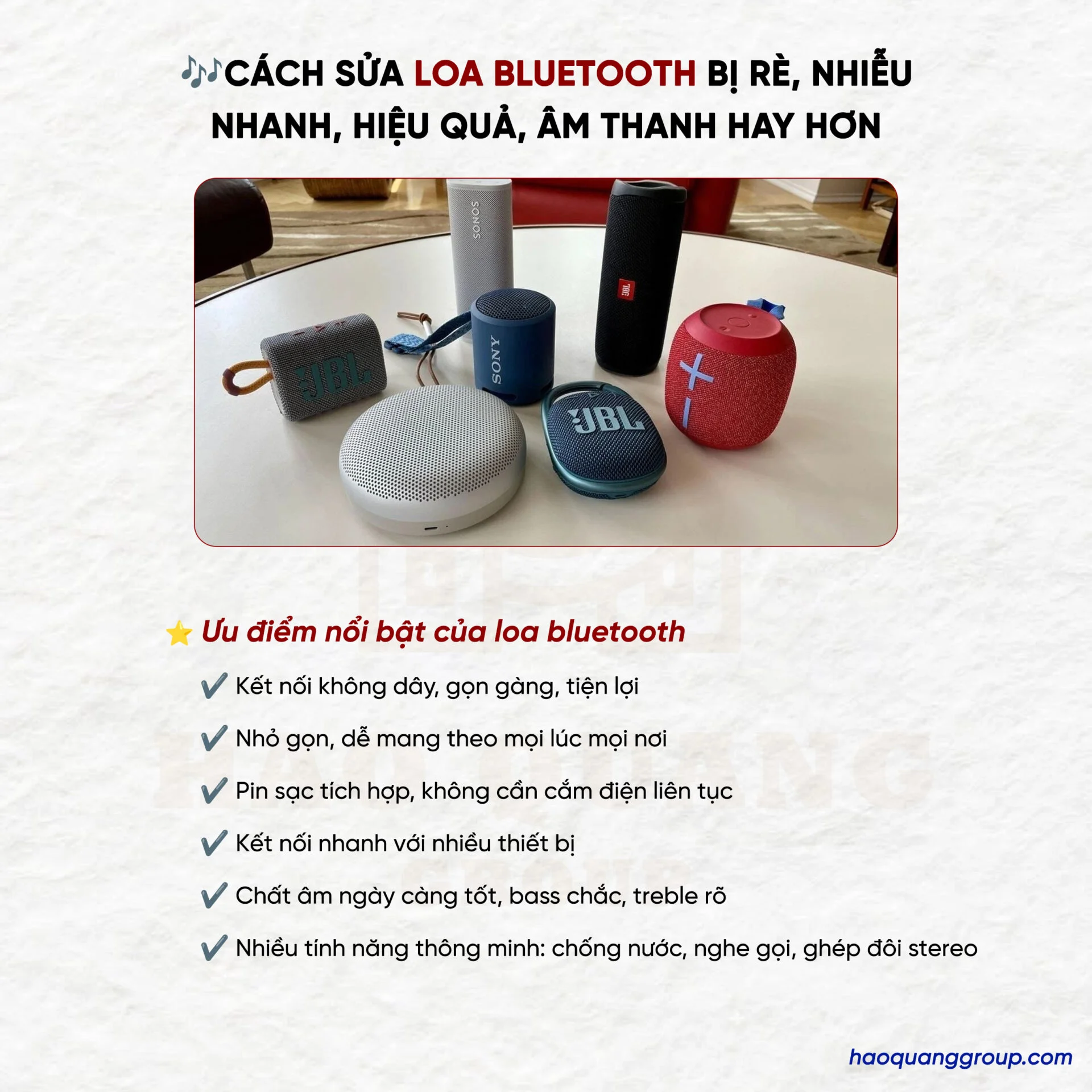 Cách sửa loa bluetooth bị rè, nhiễu nhanh và có chất âm hay nhất 16 Cach sua loa bluetooth bi re nhieu nhanh hieu qua am thanh hay hon 2