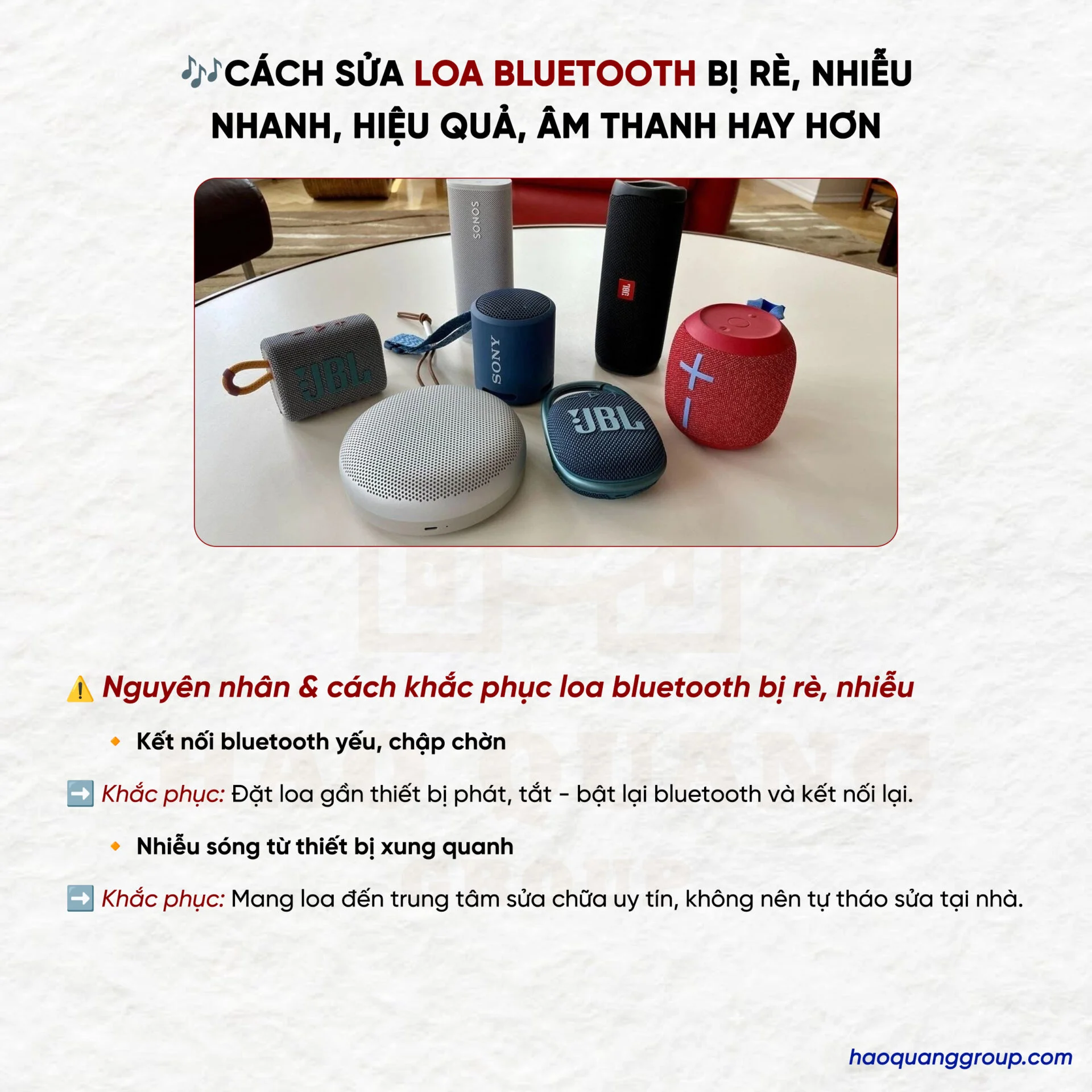 Cách sửa loa bluetooth bị rè, nhiễu nhanh và có chất âm hay nhất 14 Cach sua loa bluetooth bi re nhieu nhanh hieu qua am thanh hay hon 4
