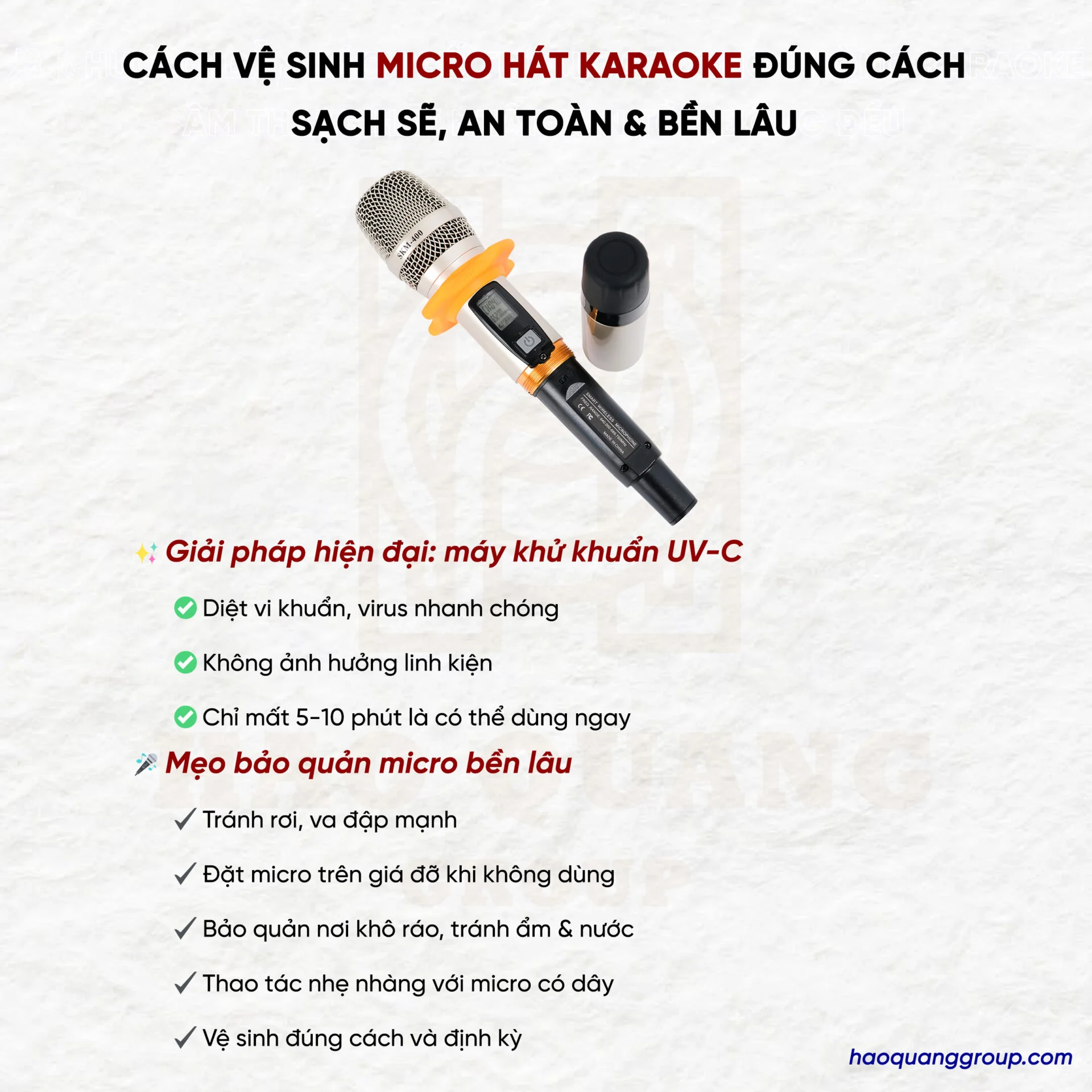Cách để vệ sinh micro hát karaoke sao cho chuẩn và hiệu quả 15 Cach ve sinh micro hat karaoke dung cach Sach se an toan ben lau 5