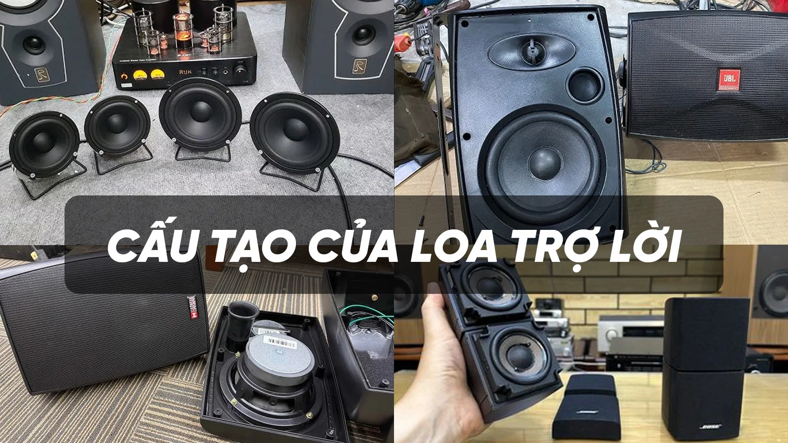 Loa trợ lời là gì? Ưu và nhược điểm khi sử dụng loa trợ lời 2 Cấu tạo của loa trợ lời