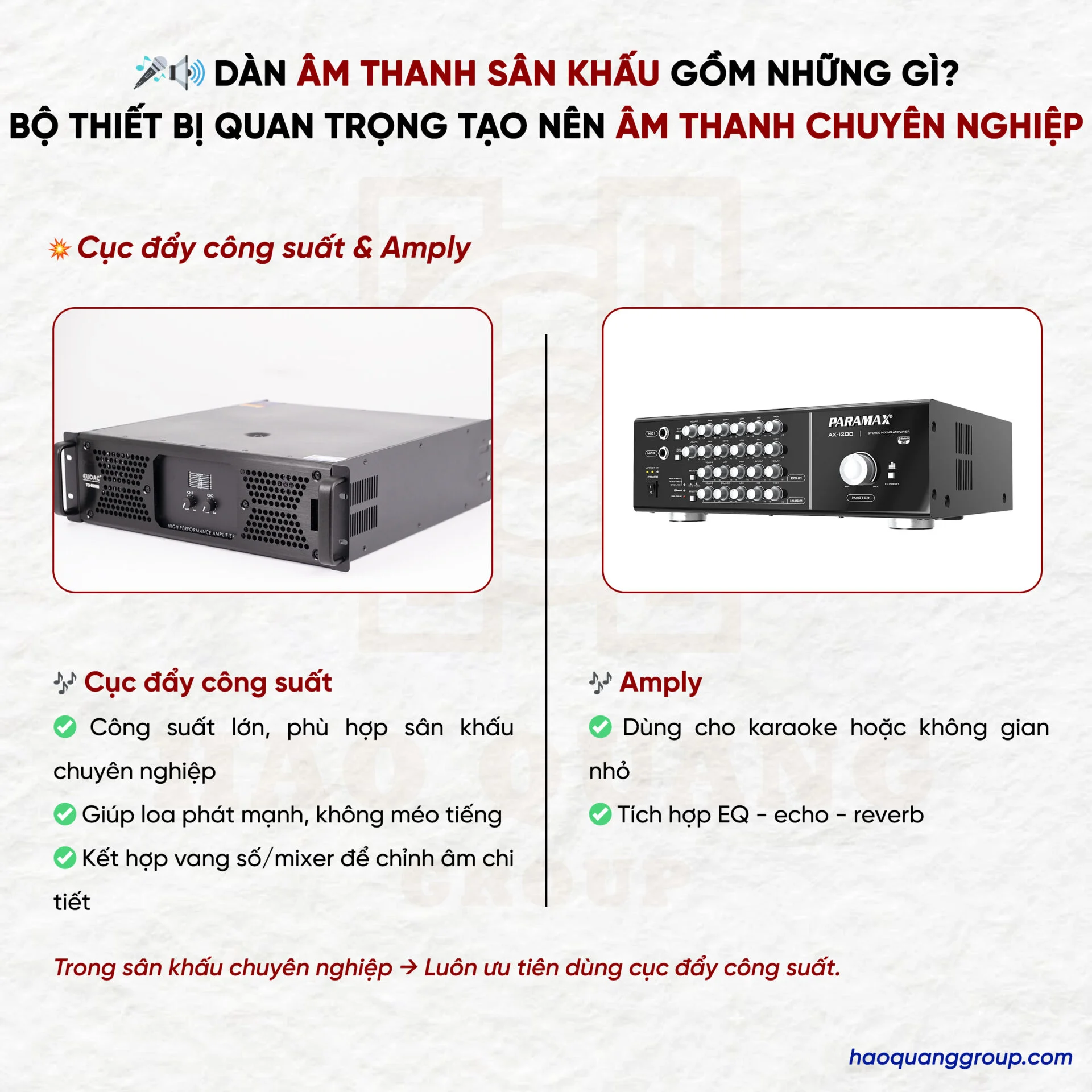 Dàn âm thanh sân khấu gồm những gì? Những thiết bị quan trọng 16 Dan am thanh san khau gom nhung gi. Bo thiet bi quan trong tao nen am thanh chuyen nghiep 4 1