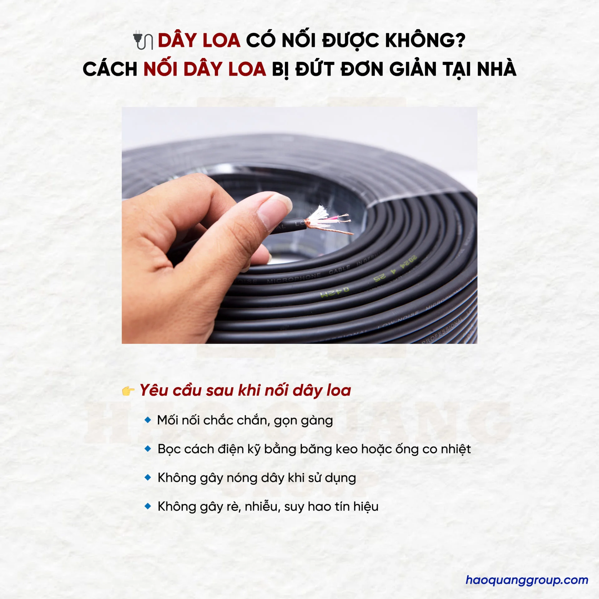Dây loa có nối được không? Cách nối dây loa bị đứt đơn giản 11 Day loa co noi duoc khong Cach noi day loa bi dut don gian tai nha 2