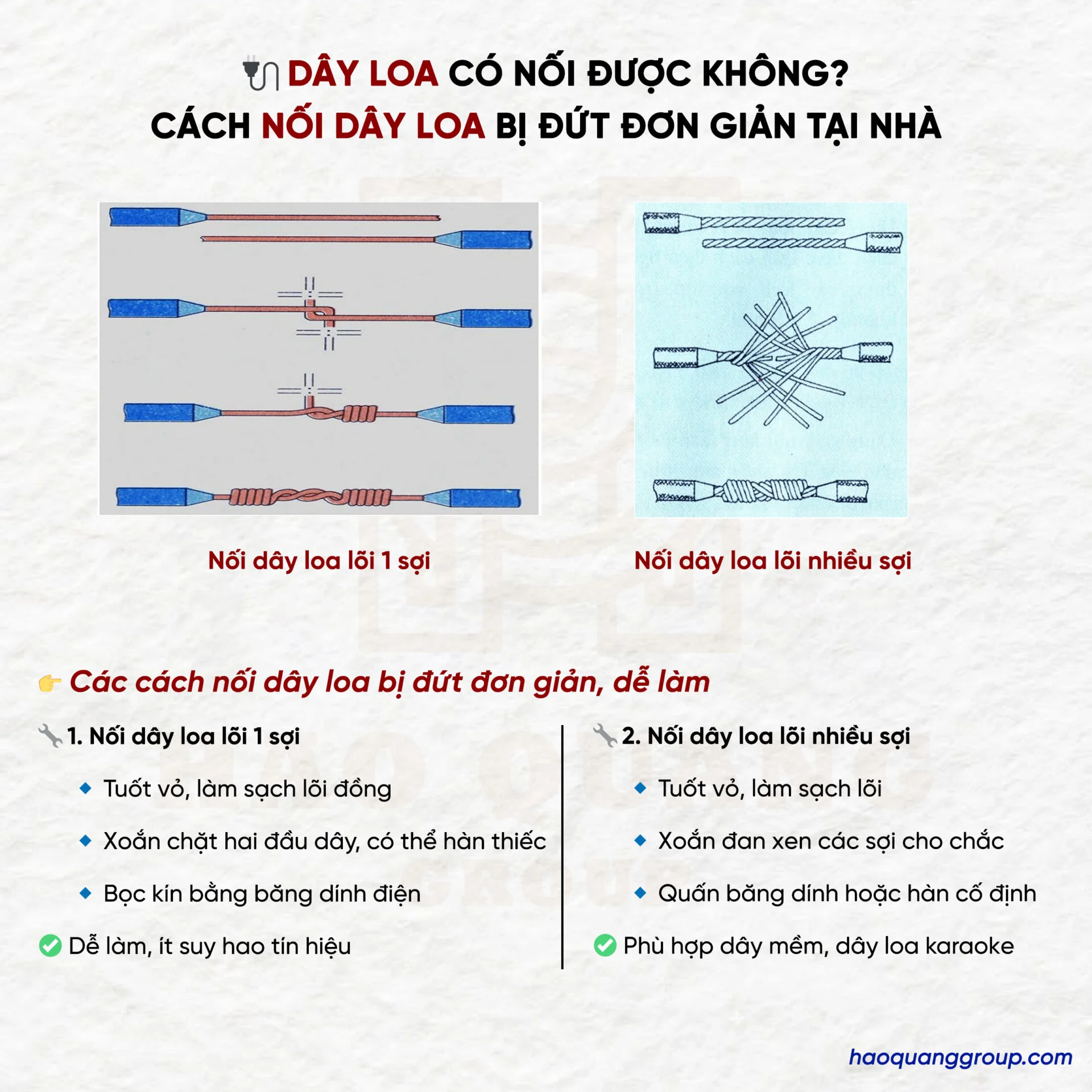 Dây loa có nối được không? Cách nối dây loa bị đứt đơn giản 12 Day loa co noi duoc khong Cach noi day loa bi dut don gian tai nha 3