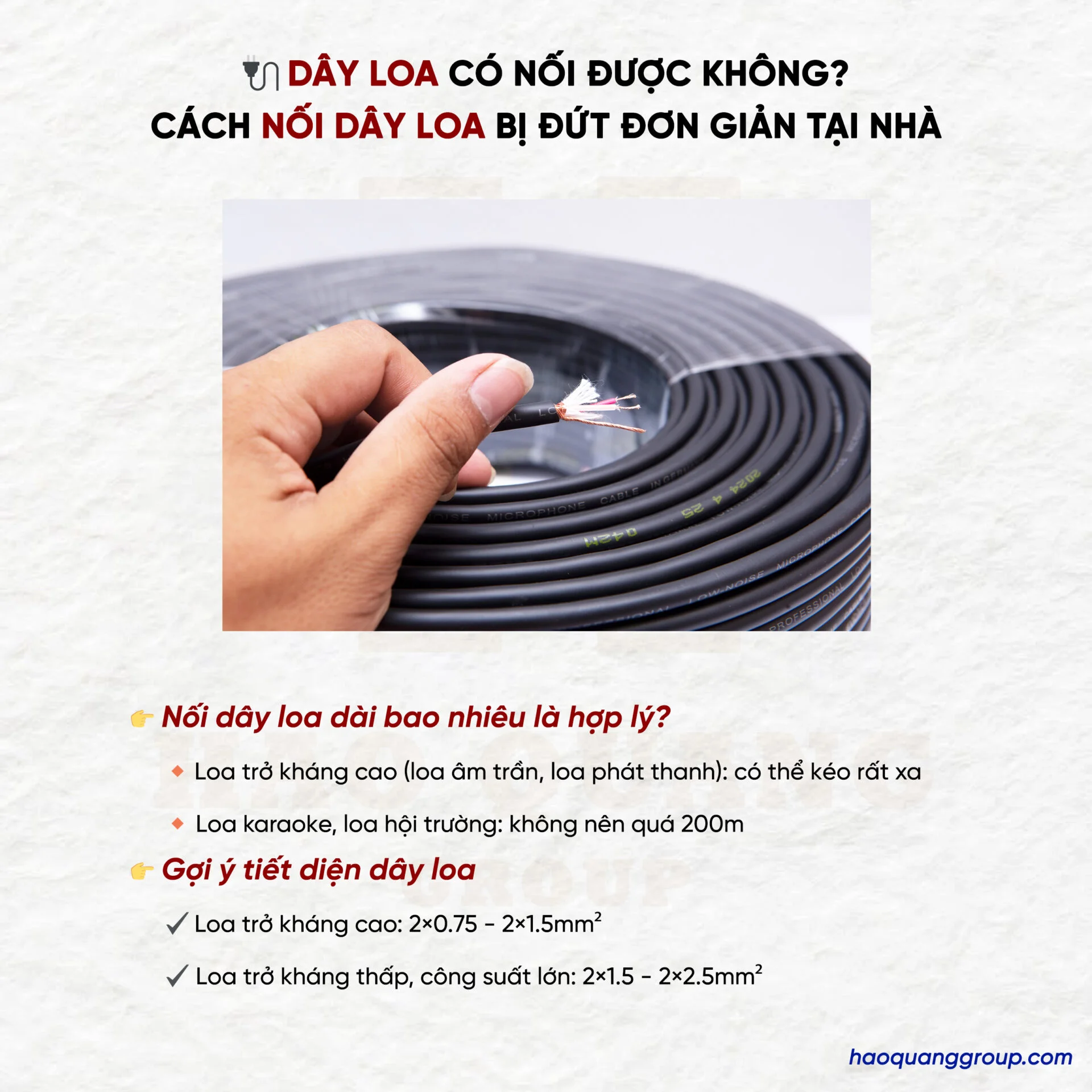 Dây loa có nối được không? Cách nối dây loa bị đứt đơn giản 15 Day loa co noi duoc khong Cach noi day loa bi dut don gian tai nha 6