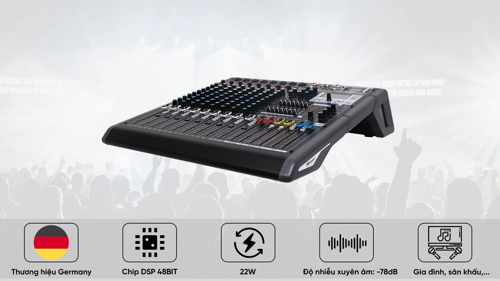 Hướng Dẫn Phối Ghép Dàn Karaoke Từ Chuyên Gia Âm Thanh 8 Được trang bị những tính năng nổi bật mixer MXA-12 được lựa chọn sử dụng cho các hệ thống âm thanh chuyên nghiệp