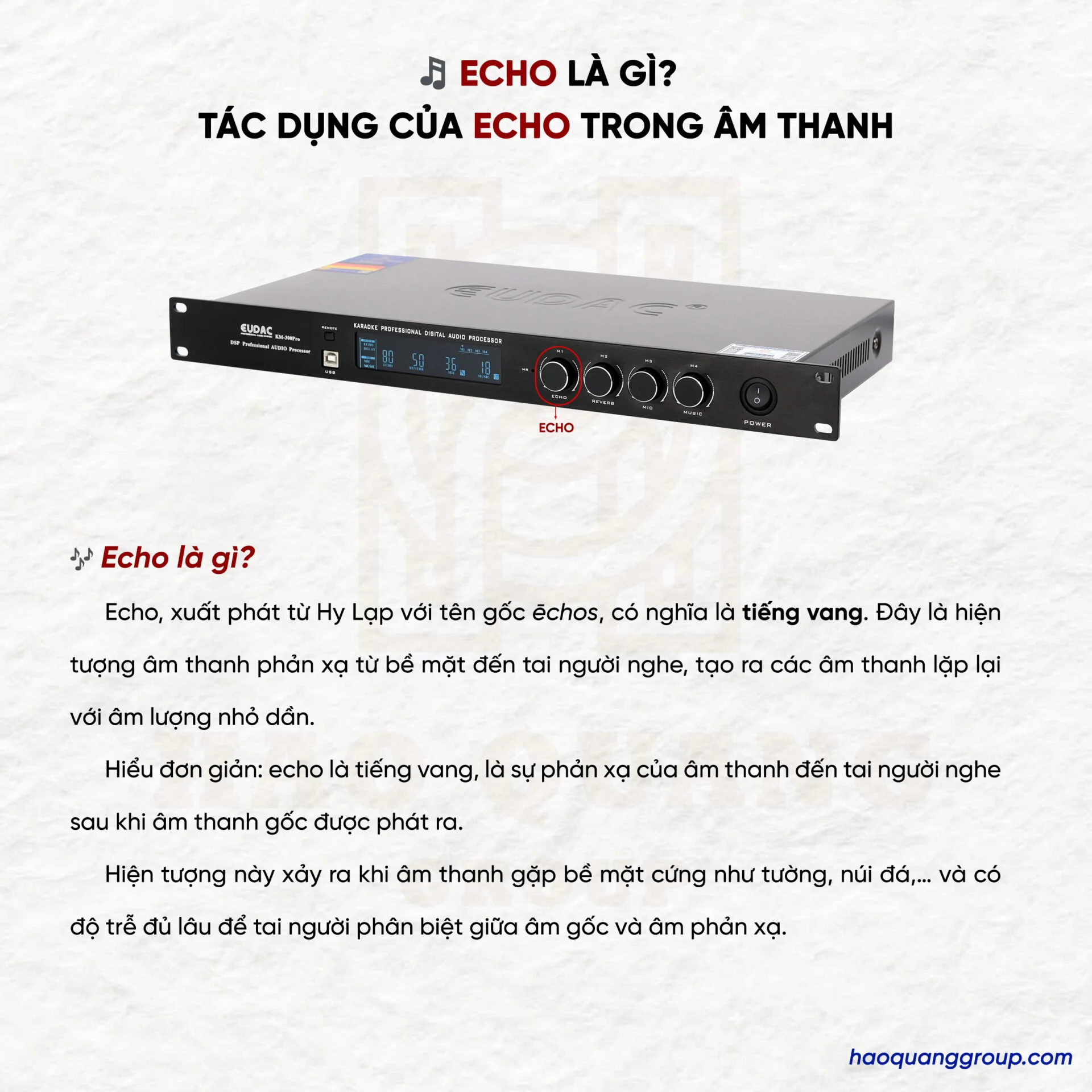 Echo là gì? Tác dụng của echo trong âm thanh 8 Echo la gi Tac dung cua echo trong am thanh 1