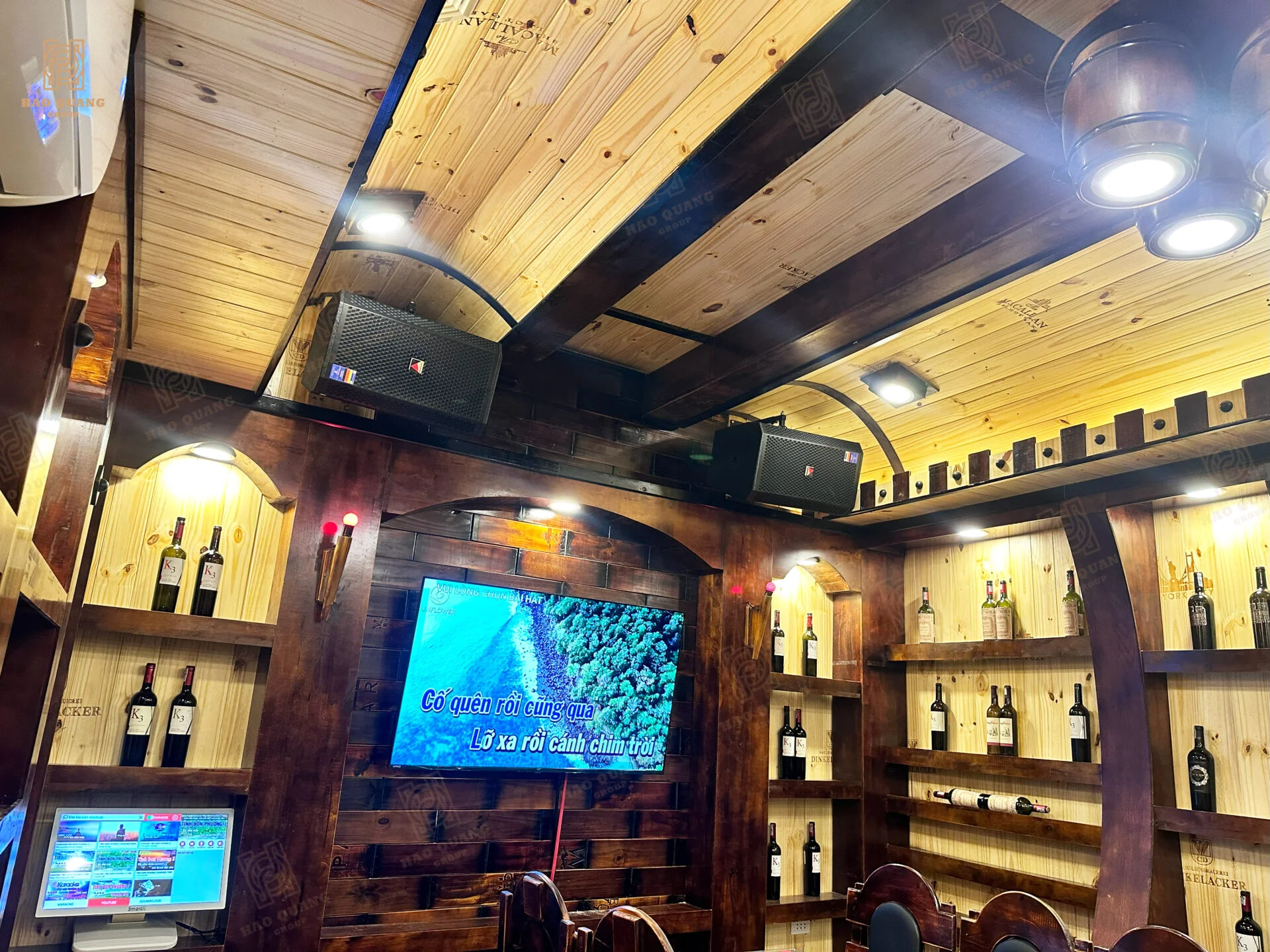Hào Quang Group hoàn thiện hệ thống âm thanh karaoke phòng VIP tại nhà hàng Thằng Bờm 5 Hao Quang Group hoan thien he thong am thanh karaoke phong VIP tai nha hang Thang Bom 5