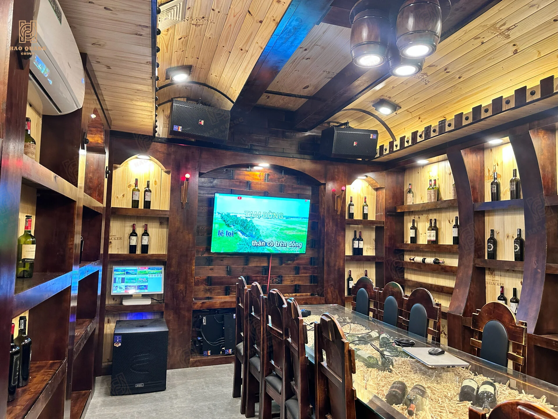 Hào Quang Group hoàn thiện hệ thống âm thanh karaoke phòng VIP tại nhà hàng Thằng Bờm 6 Hao Quang Group hoan thien he thong am thanh karaoke phong VIP tai nha hang Thang Bom 6