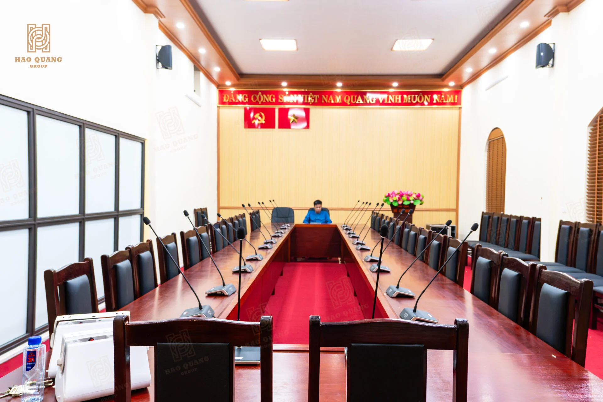 Hào Quang Group hoàn thiện hệ thống âm thanh phòng họp trực tuyến UBND xã Lý Nhân - Hà Nam 2 Hao Quang Group hoan thien he thong am thanh phong hop truc tuyen UBND xa Ly Nhan Ha Nam 3