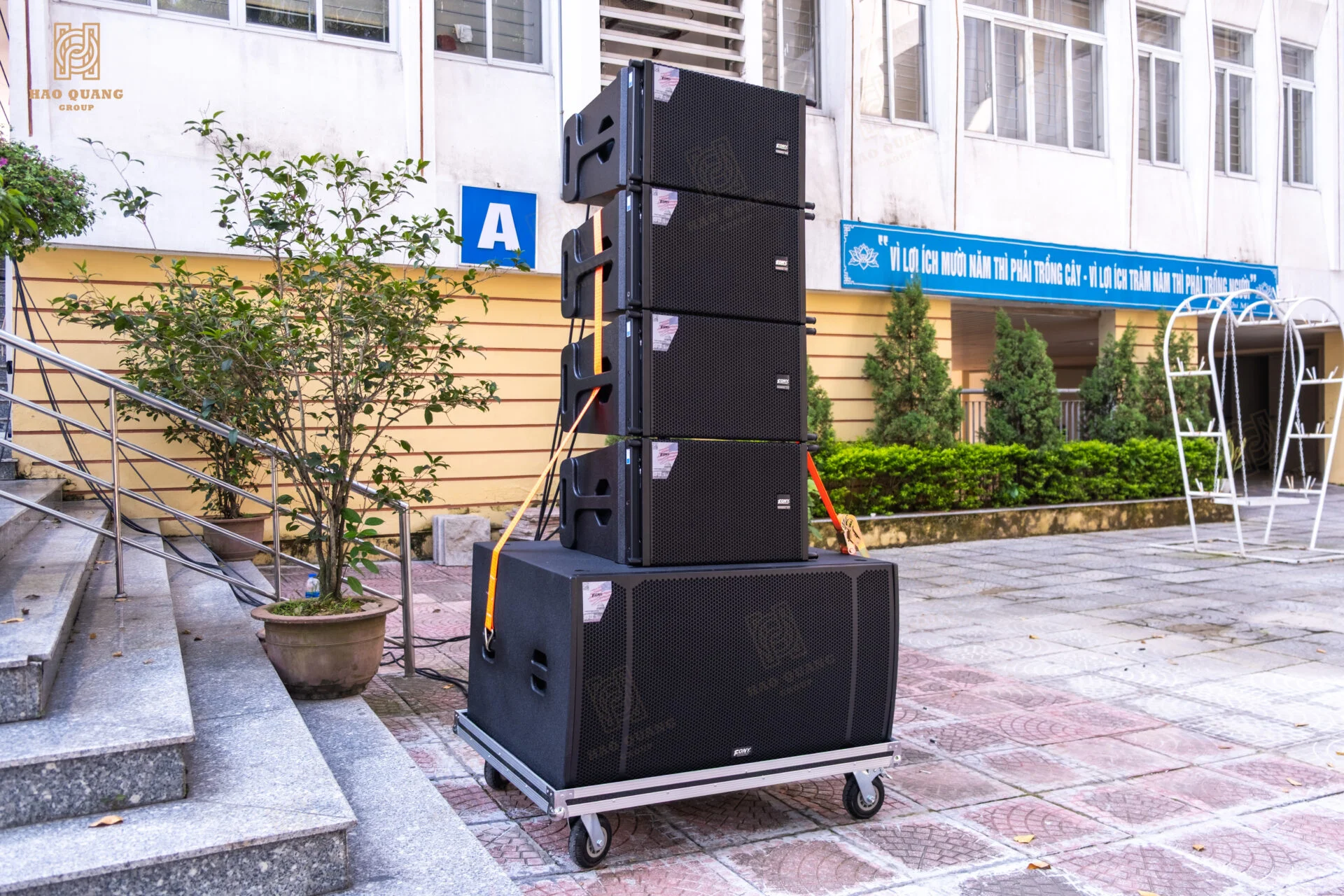Hào Quang Group hoàn thiện hệ thống âm thanh tại trường THPT Cao Bá Quát - Gia Lâm 4 Hao Quang Group hoan thien he thong am thanh tai truong THPT Cao Ba Quat Gia Lam 6