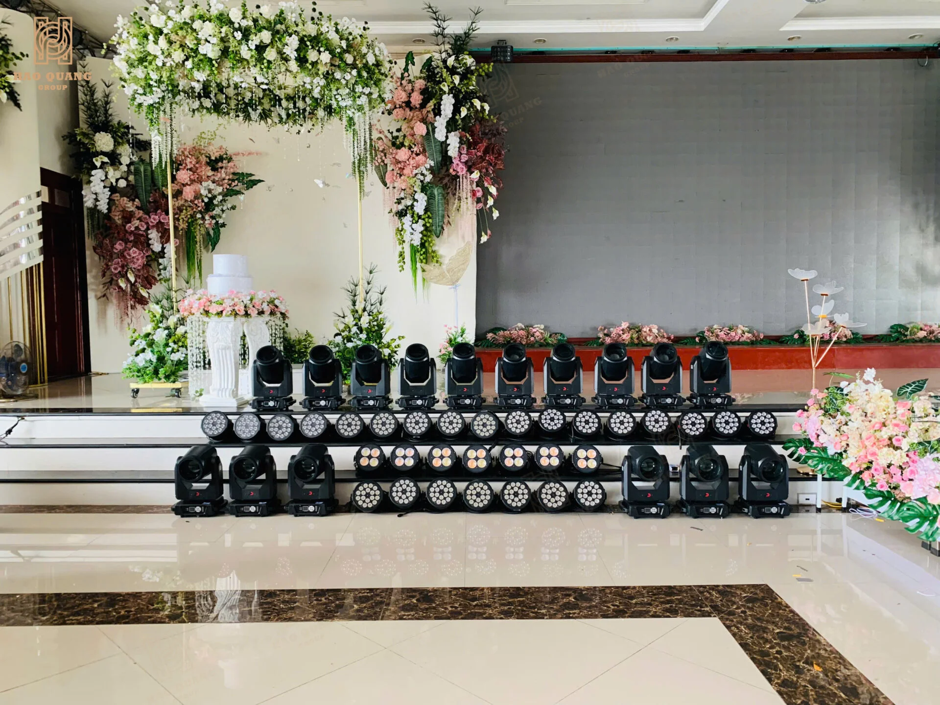 Hào Quang Group hoàn thiện hệ thống ánh sáng tại Trung tâm tiệc cưới Golden Palace - Nam Định 16 Hao Quang Group hoan thien he thong anh sang tai Trung tam tiec cuoi Golden Palace Nam Dinh 13