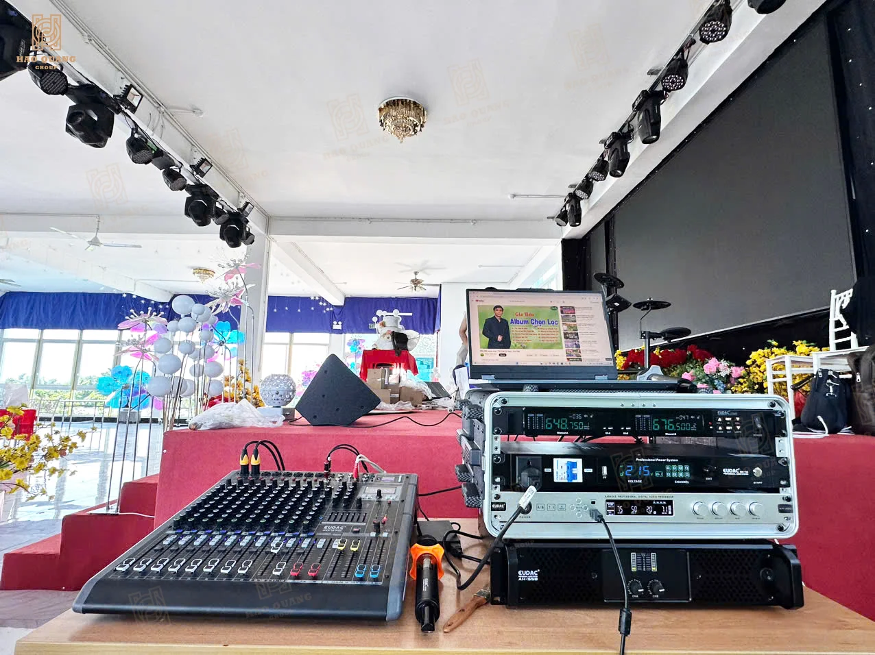 Hoàn thiện dự án âm thanh sảnh tiệc nhà hàng Lâm Vỹ 5 Hoan thien du an am thanh sanh tiec nha hang lam vy 6