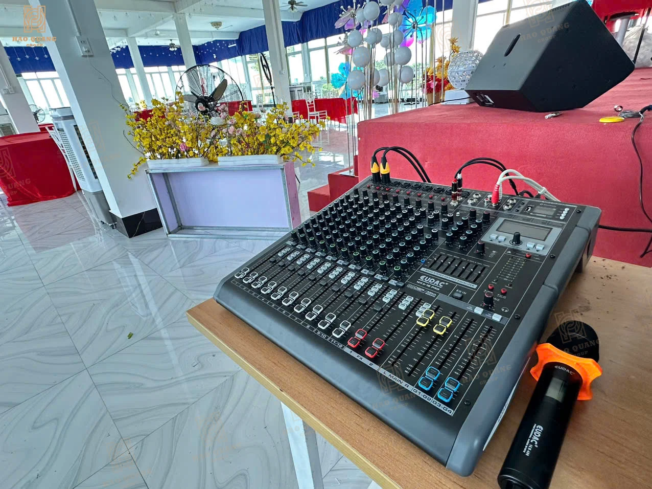 Hoàn thiện dự án âm thanh sảnh tiệc nhà hàng Lâm Vỹ 3 Hoan thien du an am thanh sanh tiec nha hang lam vy 8