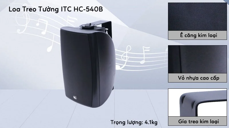ITC HC-540B được gia công từ chất liệu cứng cáp, thiết kế tinh tế ITC HC-540B được gia công từ chất liệu cứng cáp, thiết kế tinh tế
