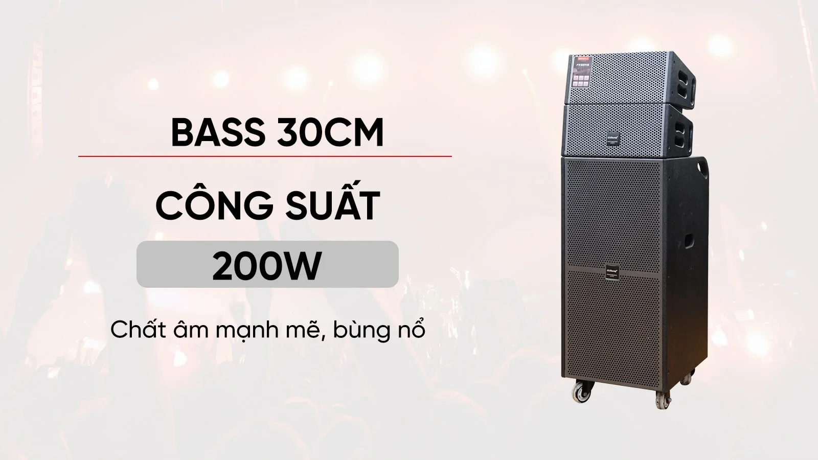 Loa Di Động QiSheng LX-675 9 Loa LX-675 được trang bị mức công suất khủng giúp loa hoạt động mạnh mẽ, tái tạo âm thanh mọi dải tần số