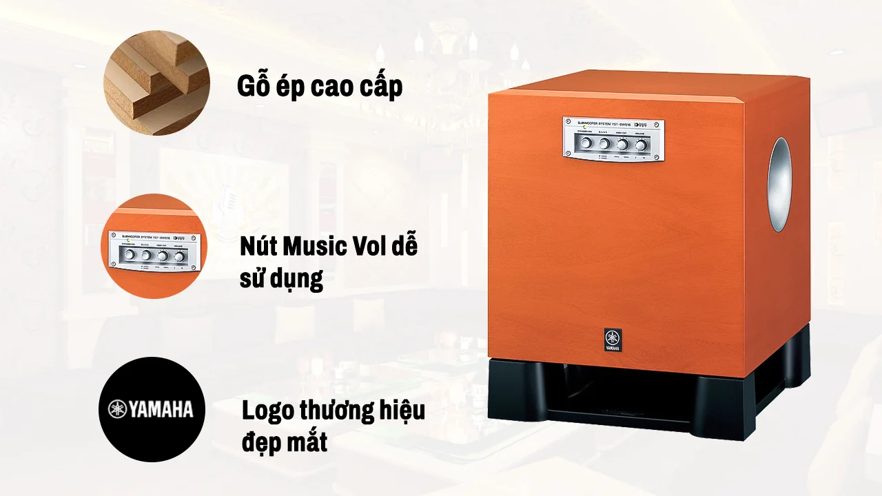 Loa Sub YAMAHA SW-800 2 YAMAHA SW-800 - Loa Sub Âm Trầm Mạnh Mẽ, Thiết Kế Tinh Xảo và Hiệu Suất Cao