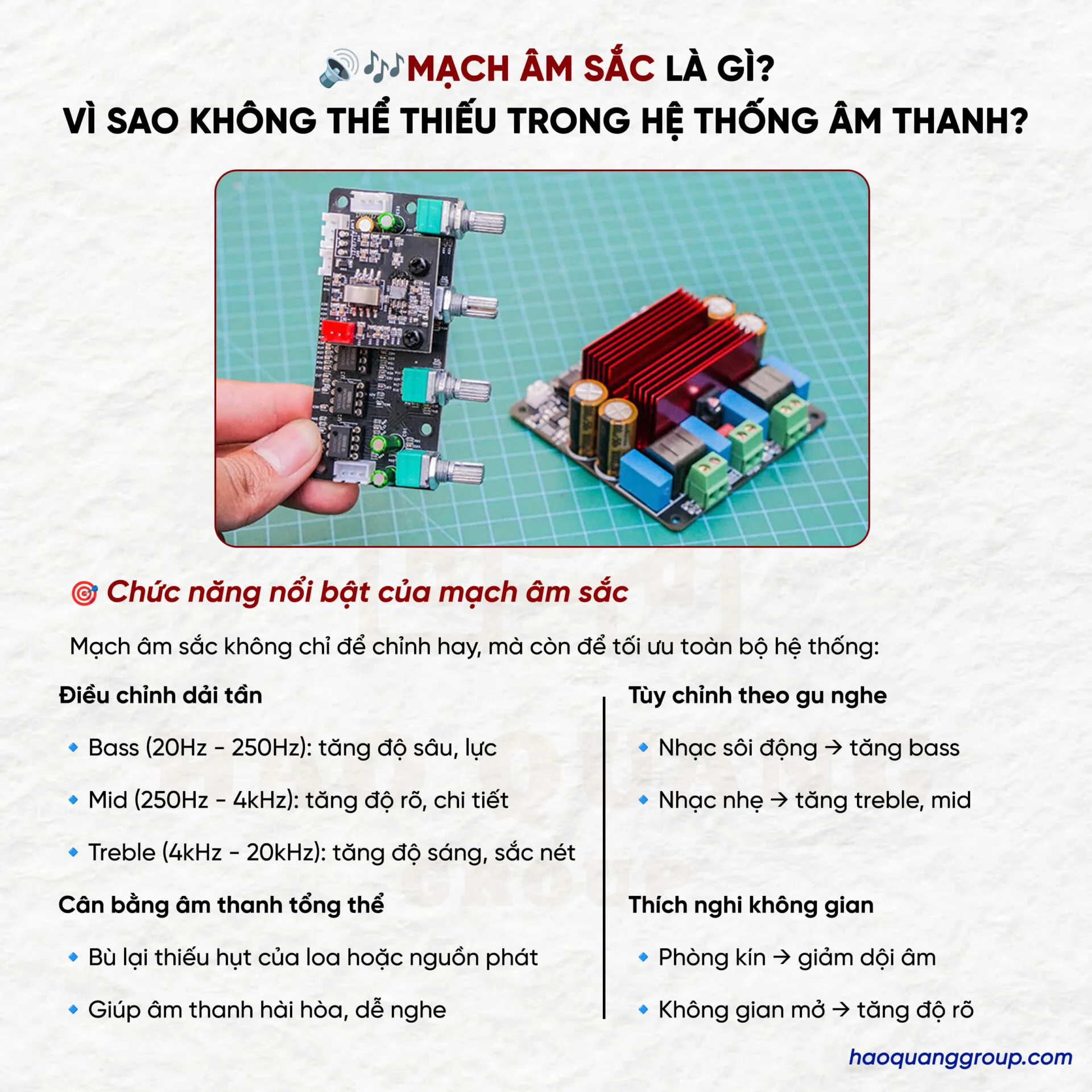 Mạch âm sắc là gì? Chức năng và nguyên lý hoạt động 9 Mach am sac la gi Chuc nang va nguyen ly hoat dong 2