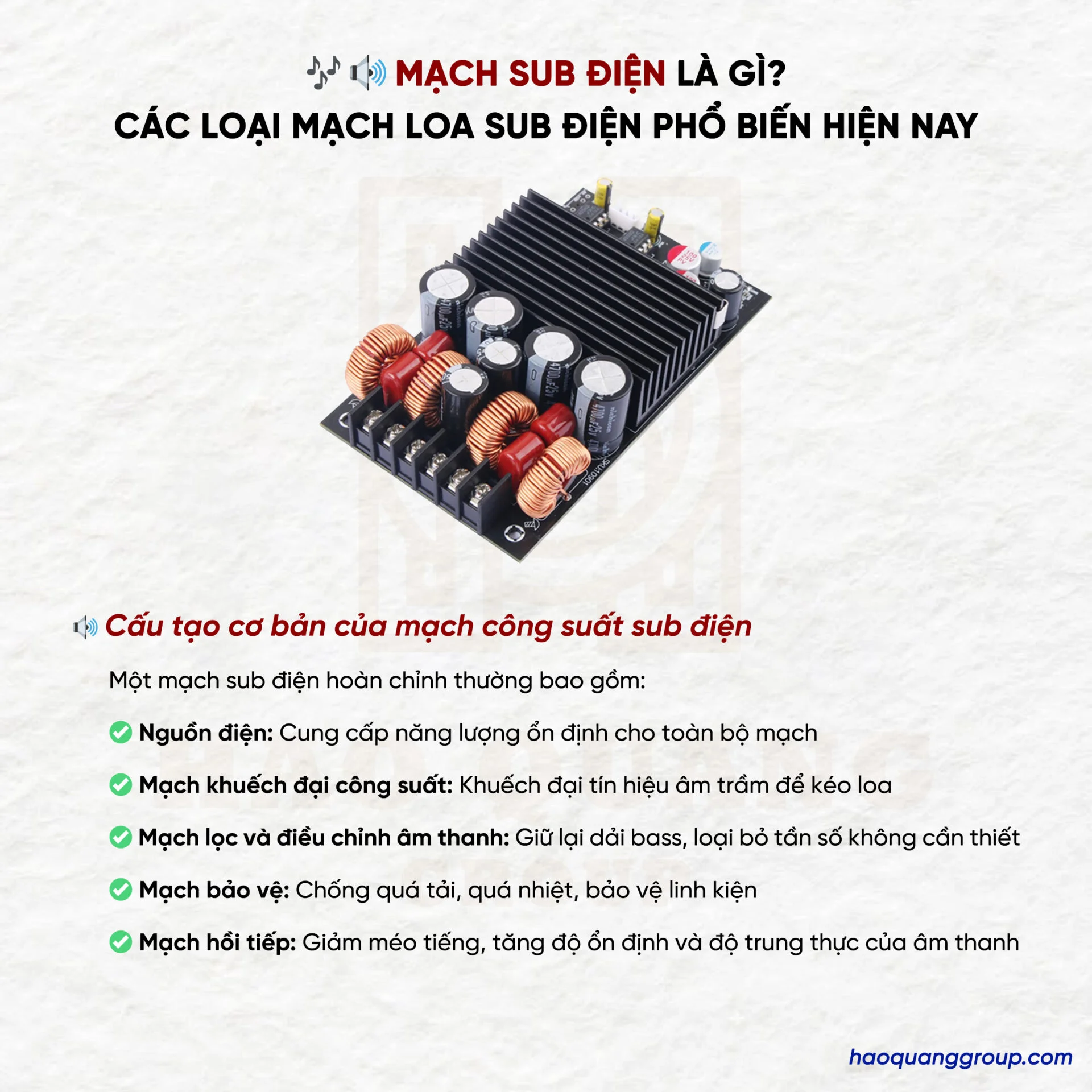 Mạch sub điện là gì? Một số mạch công suất loa sub điện cao cấp, đáng mua nhất 16 Mach sub dien la gi Cac loai mach loa sub dien pho bien hien nay 2