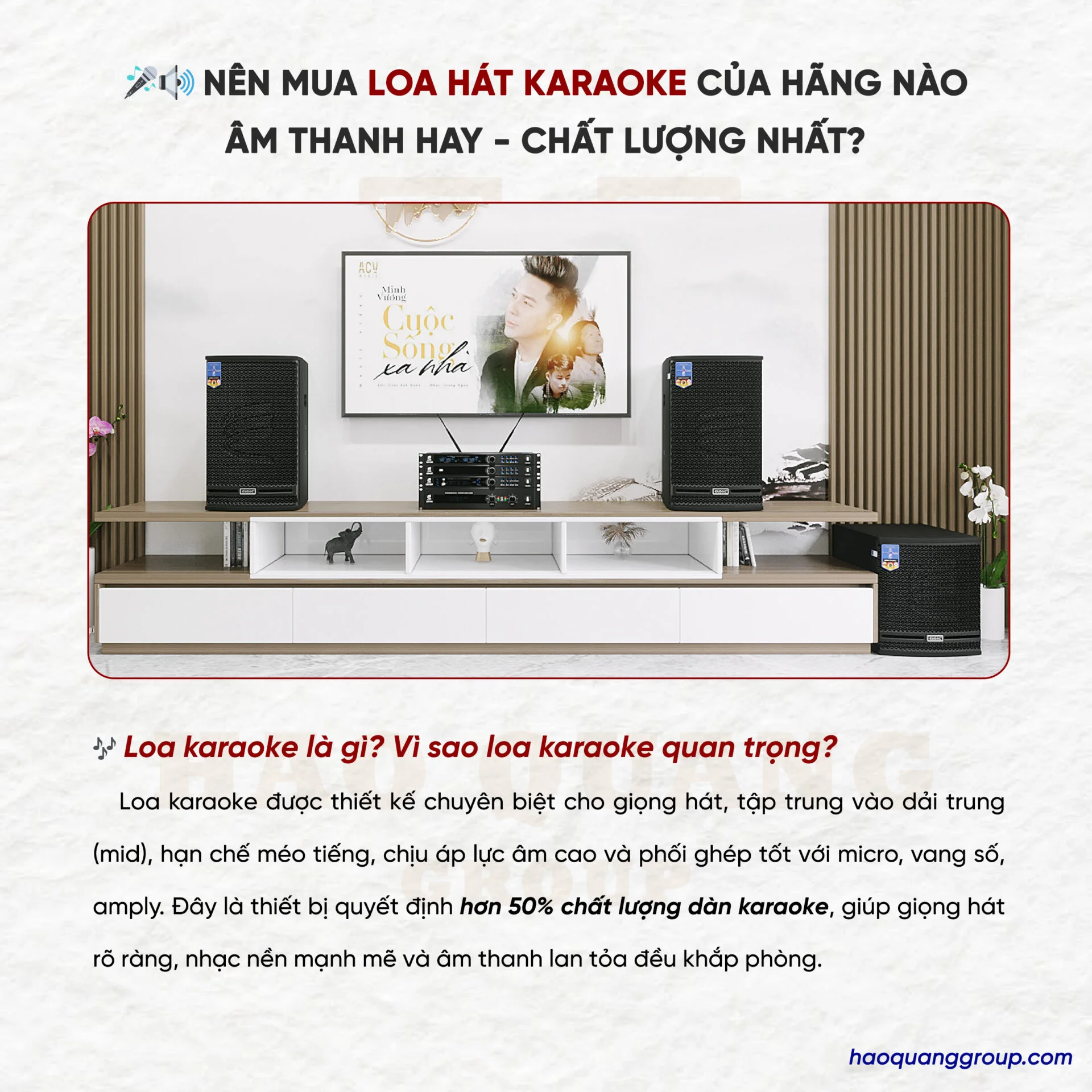 Nên mua loa hát karaoke của hãng nào âm thanh hay, chất lượng nhất 11 Nen mua loa hat karaoke cua hang nao am thanh hay chat luong nhat 1