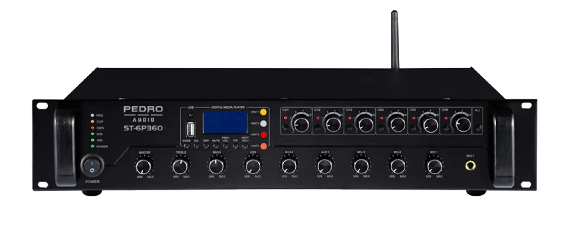 Amply Phân Vùng PEDRO ST-6P360 1 Amply Phân Vùng PEDRO ST-6P360