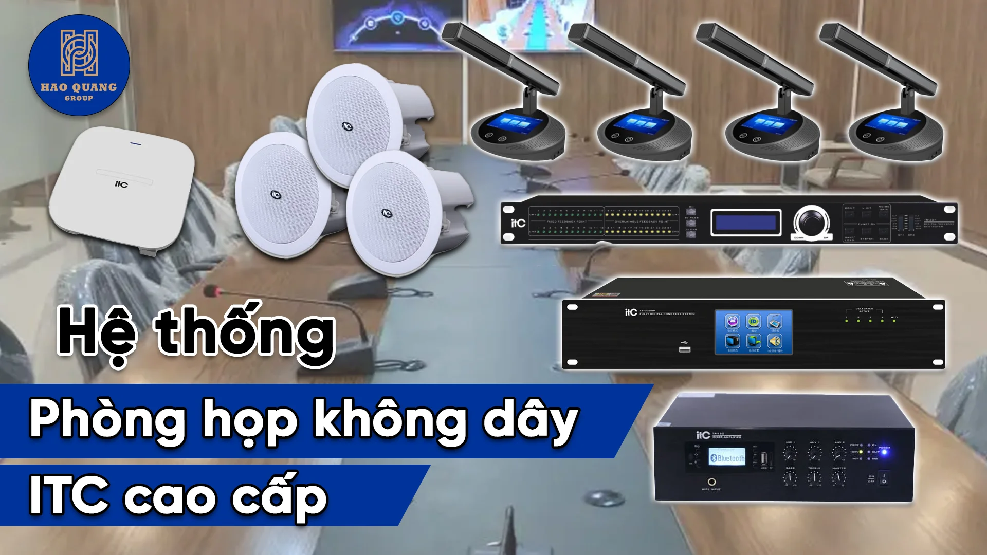 Hệ thống phòng họp không dây ITC cao cấp 1 Hệ thống phòng họp không dây ITC cao cấp