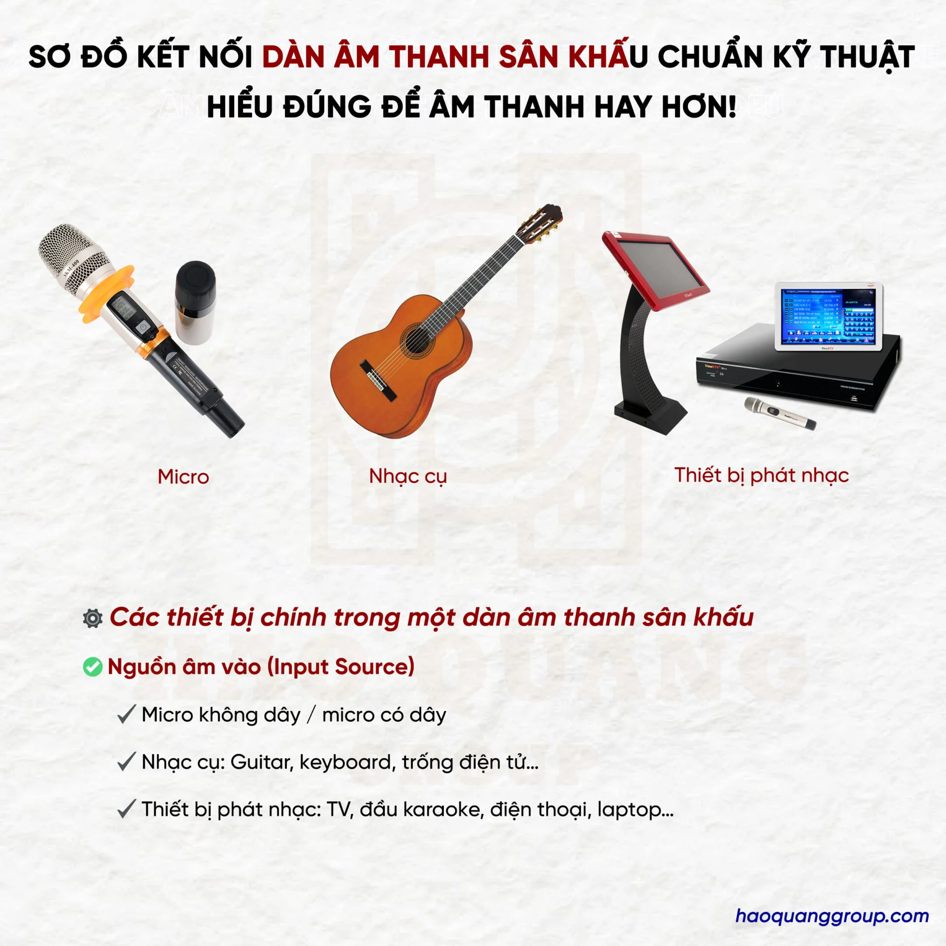 Sơ đồ kết nối dàn âm thanh sân khấu đúng chuẩn kỹ thuật nhất 8 So do ket noi dan am thanh san khau chuan ky thuat 2
