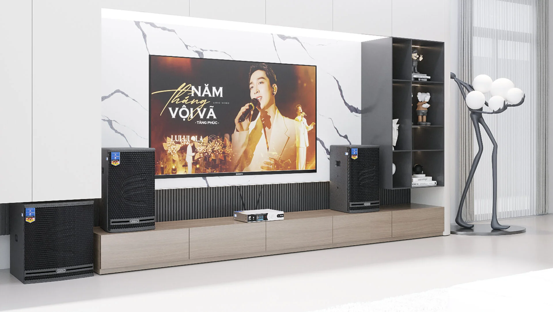 Ung dung cua amply 3in1 la lua chon ly tuong cho karaoke gia dinh quan cafe nha hang homestay