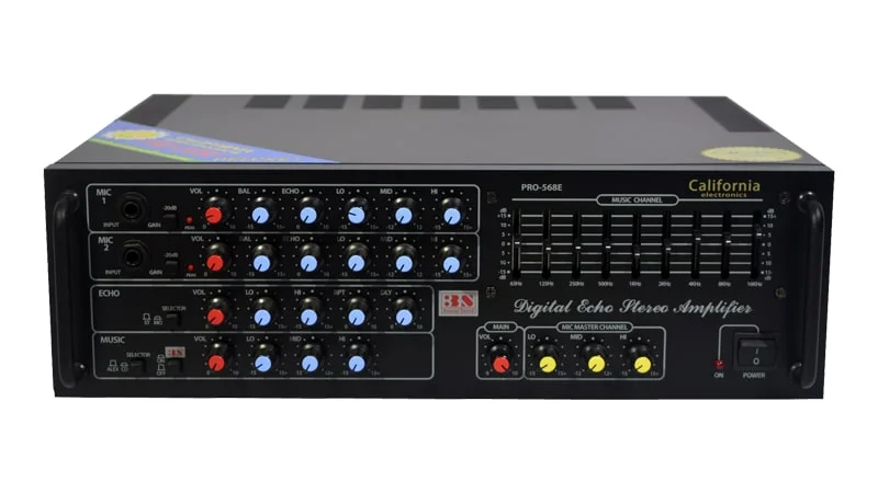 Hưỡng dẫn chọn mua amply dưới 2 triệu chất lượng? 4 ### Amply California PRO-568E - Tính Năng Vượt Trội, Hiệu Năng Tuyệt Hảo
