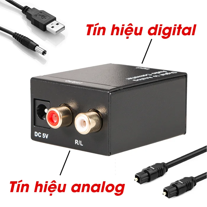 Bộ chuyển đổi âm thanh quang học có khả năng chuyển tín hiệu digital sang analog Bộ chuyển đổi âm thanh quang học có khả năng chuyển tín hiệu digital sang analog
