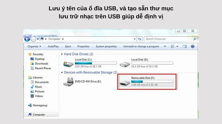 Kết nối USB vào máy tính để bàn hoặc laptop Kết nối USB vào máy tính để bàn hoặc laptop