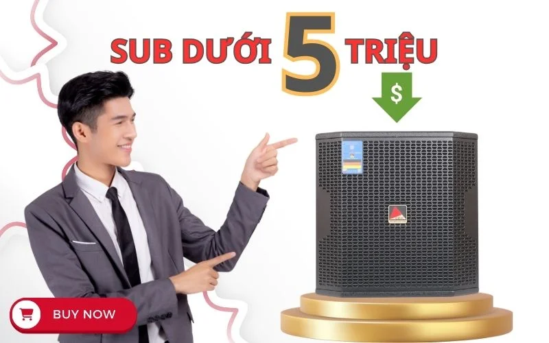 Gợi ý các dòng loa sub dưới 5 triệu được ưa chuộng nhất 1 TOP loa Sub dưới 5 triệu bán chạy nhất hiện tại.