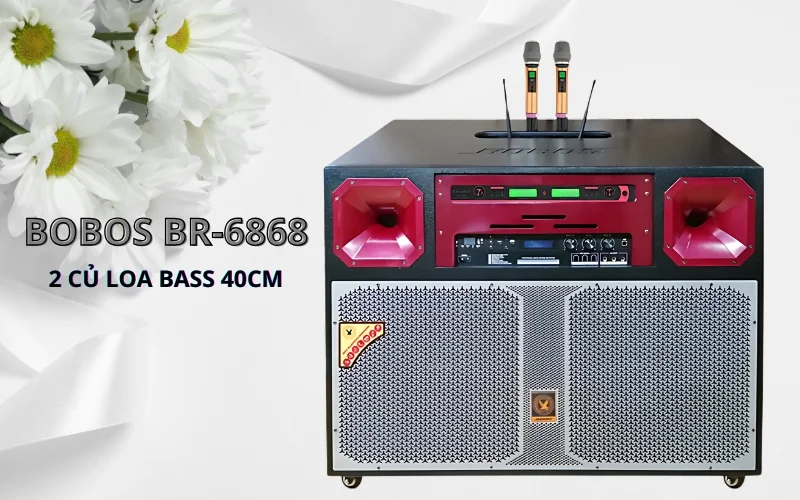 Khám phá loa kéo 8 tấc – Top sản phẩm karaoke đáng mua nhất 4 Loa kéo 8 tấc Bobos BR-6868 thiết kế sang trọng, loa phù hợp với nhiều không gian khác nhau.