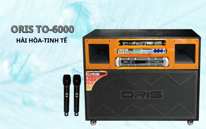 Khám phá loa kéo 8 tấc – Top sản phẩm karaoke đáng mua nhất 6 Loa kéo 8 tấc Oris TO-6000 mang đến trải nghiệm giải trí chuyên nghiệp và tiện lợi.
