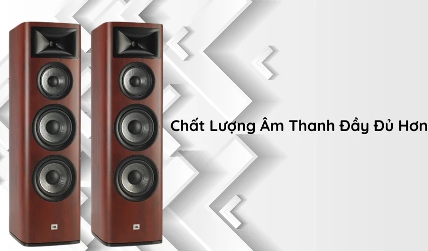 Loa 3 Đường Tiếng JBL Top Sản Phẩm Nên Dùng Bạn Đã Biết Chưa ? 3 Chất lượng âm thanh đầy đủ các dải âm