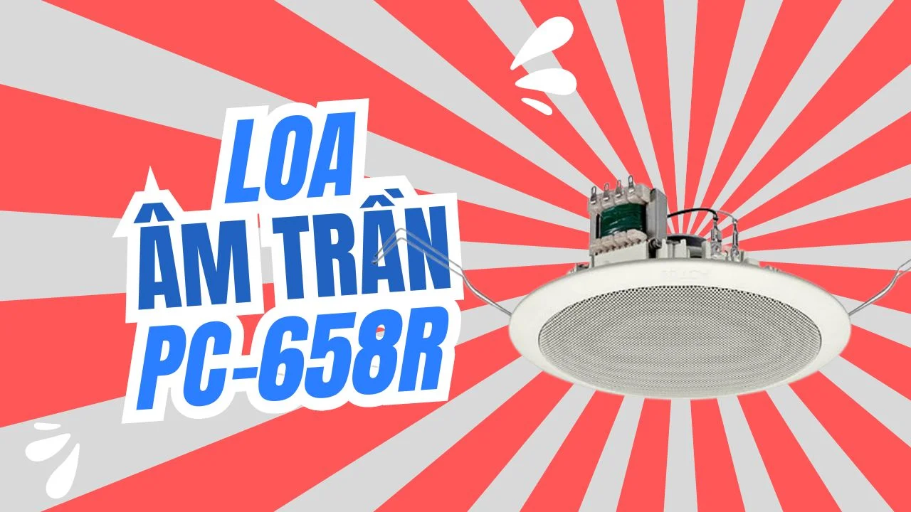 Loa âm trần lưới mịn 6W TOA PC-658R 2 Loa Âm Trần Lưới Mịn 6W TOA PC-658R - Âm Thanh Rõ Ràng, Thiết Kế Tinh Tế