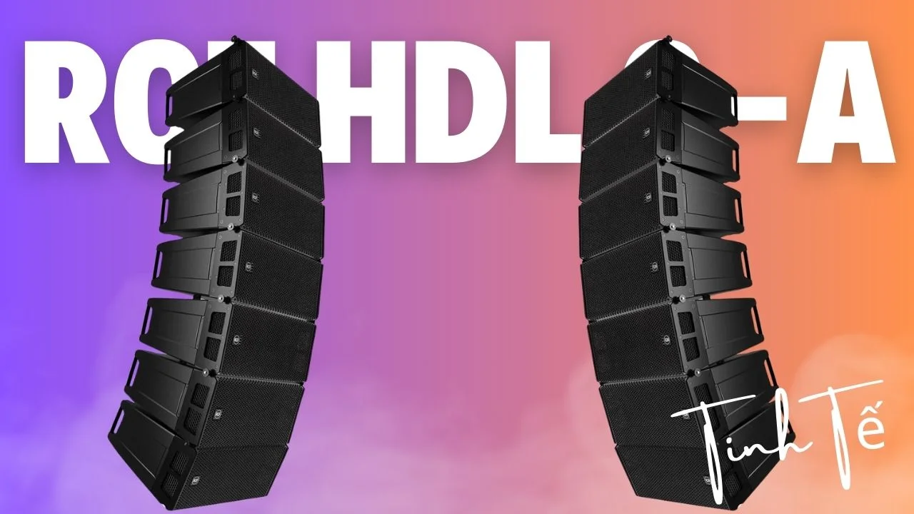 Loa array RCF HDL 6-A 3 Loa Array RCF HDL 6-A - Thiết Kế Nhỏ Gọn, Âm Thanh Vượt Trội