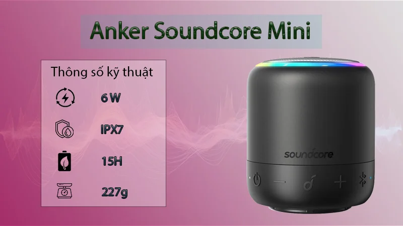Loa Anker Soundcore - Thanh Lịch, Hiện Đại được trang bị khe cắm thẻ nhớ tiện lợi Loa Anker Soundcore - Thanh Lịch, Hiện Đại được trang bị khe cắm thẻ nhớ tiện lợi