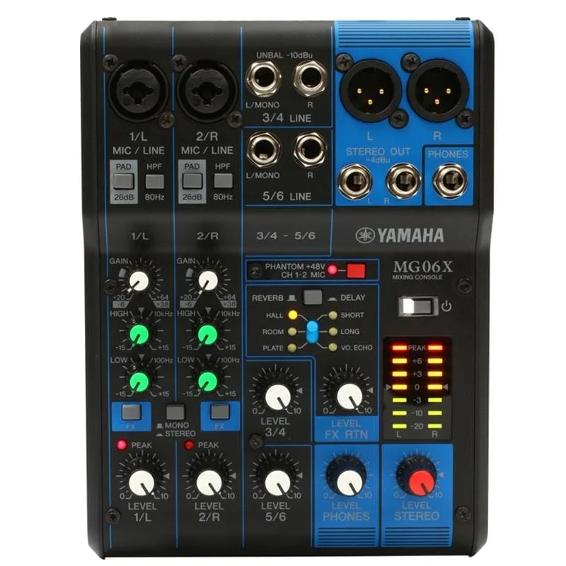 Mixer Yamaha MG06X 1 Mixer Yamaha MG06X