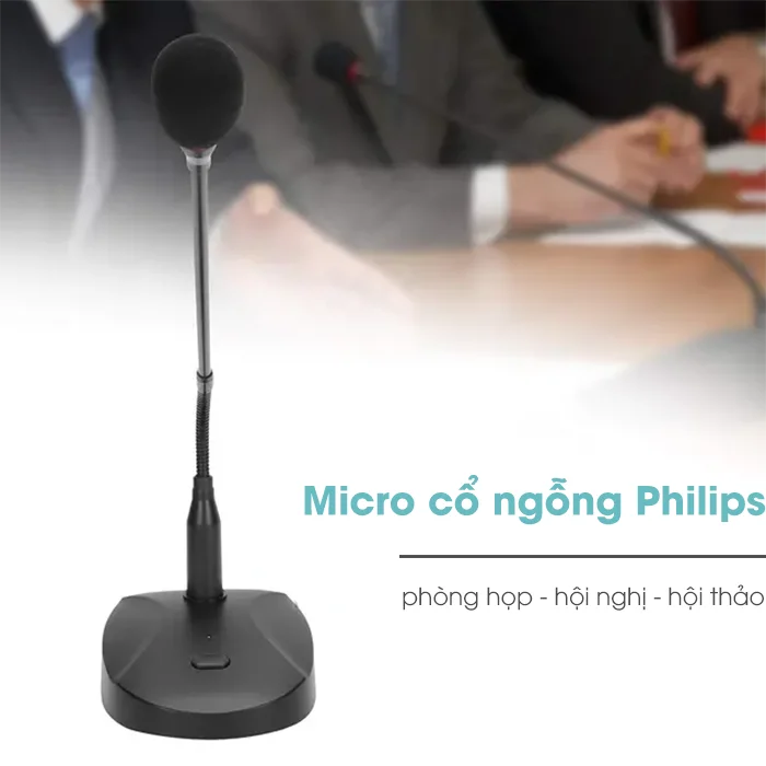 Micro cổ ngỗng Philips chuyên dùng cho các hệ thống phòng họp